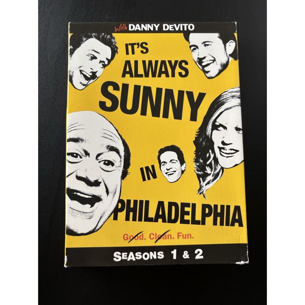It's Always Sunny in Philadelphia: Seasons 1 &‎ 2 w/Danny Devito 3 DVDs Tv Show